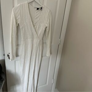 White Lulus Maxi Dress
